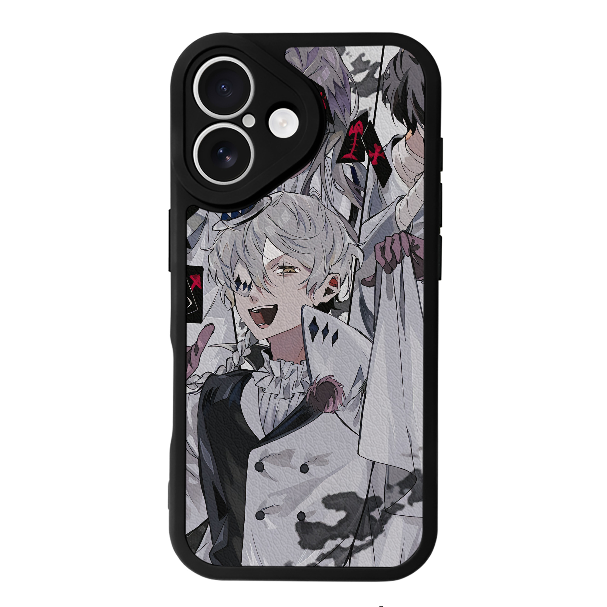 （画像用） 文豪ストレイドッグス Bungo Stray Dogs 【iPhone 16シリーズ対応】シリコンスマホケース（レザー調） 材質：シリコン